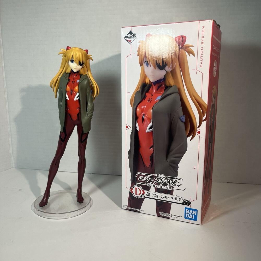 Evangelion Figures Unit 01 VS Unit 13 Asuka Figure Ichiban Kuji Prize D Bandai